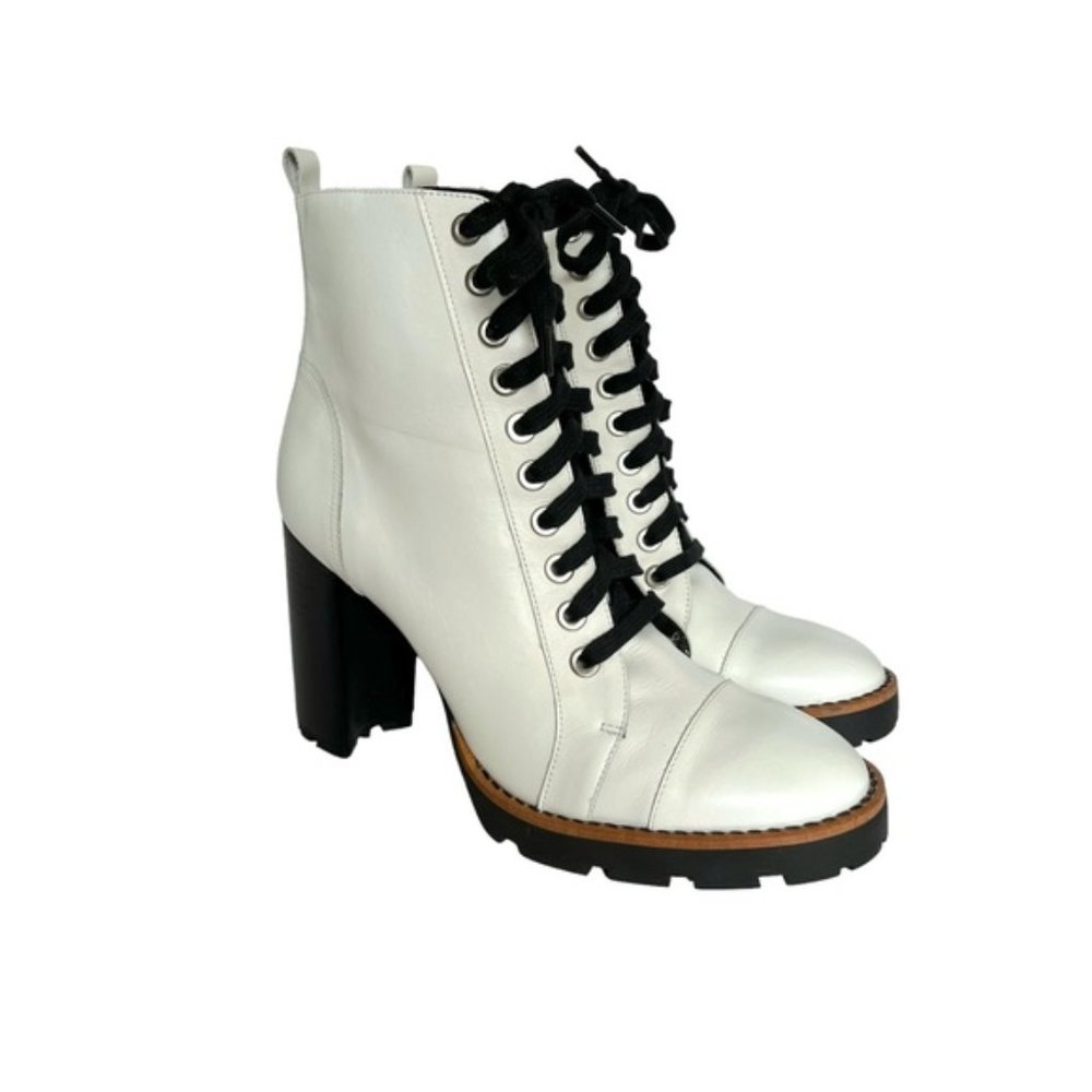 L'INTERVALLE White and Black Women's Boots